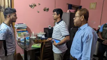 রাতে এইচএসসি পরীক্ষার্থীদের  বাসায় হাজির কসবা উপজেলা নির্বাহী কর্মকর্তা