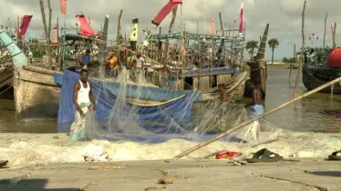 ৫৮ দিনের নিষেধাজ্ঞা শেষে আজ মধ্যরাত থেকে সাগরে মাছ ধরা শুরু, ভোলার জেলে পাড়ায় আনন্দ