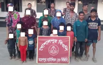 সীমান্তে বিজিবি বিএসএফ পতাকা বৈঠকে ১৬ জনকে হস্তান্তর করেছে বিএসএফ