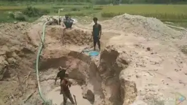 ঝিনাইগাতীতে পাহাড়-নদী থেকে অবাধে পাথর-বালু লুট, হারাচ্ছে গারো পাহাড়ের সৌন্দর্য