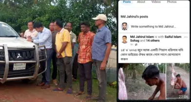 কলাপাড়ায় শিয়াল জবাইয়ের অপরাধে এক ব্যক্তিকে তিন হাজার টাকা জরিমানা