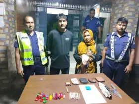 ফরিদপুরে যৌথ বাহিনীর অভিযানে শীর্ষ সন্ত্রাসী খালেদ মোহাম্মদ তূর্য গ্রেফতার ‌