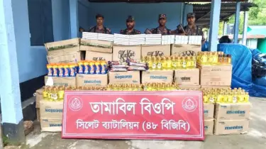 ৪৩ লাখ টাকা মূল্যের ভারতীয় পণ্য জব্দ