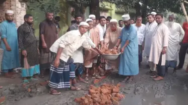 গাইবান্ধায় জামায়াতের উদ্যোগে গ্রামীণ রাস্তা সংস্কার