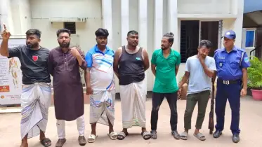 ব্যবসায়ী অপহরণ, চাঁদা দাবি ৭০ লাখ টাকা, যুবদল নেতাসহ গ্রেফতার ৬