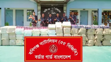 বিজিবির অভিযানে ১কোটি ৭৮ লক্ষ টাকার  চোরাচালানি পণ্য, মাদকদ্রব্য জব্দ