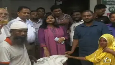 ইউএনওর উদ্যোগে শতাধিক মান্তা পরিবারের মুখে হাসি