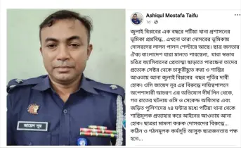 আইনশৃঙ্খলার অবনতির জন্য দায়ী ওসি জায়েদ নুরের