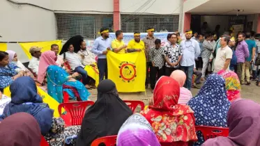 ছয় দফা দাবি আদায়ে ব্রাহ্মণবাড়িয়া হেলথ অ্যাসিস্ট্যান্ট অ্যাসোসিয়েশনের অবস্থান কর্মসূচি