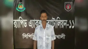 চাটখিলে বৃদ্ধকে পিটিয়ে হত্যার ঘটনায় র‍্যাবের অভিযানে পলাতক শিপন আটক