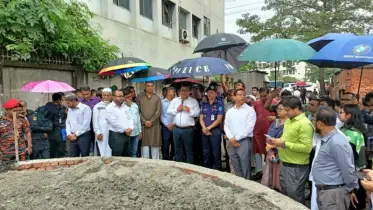 কুমিল্লায় ‘জুলাই স্মৃতিস্তম্ভ’-এর ভিত্তিপ্রস্তর স্থাপন