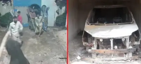 চাঁদা না পেয়ে বাড়িতে অগ্নিসংযোগ, গ্রেফতার হয়নি কেউ, আতঙ্কে পরিবার
