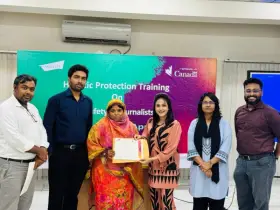 হোলিস্টিক প্রোটেকশন ট্রেইনিং অন  সেফটি অফ জার্নালিস্টস উইদ এ ফেমিনিস্ট অ্যাপ্রোচ