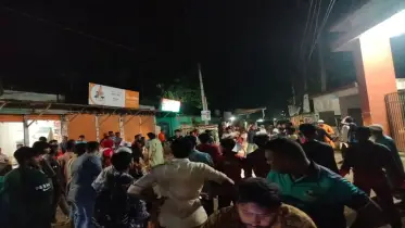 এনসিপির সমাবেশে হামলার প্রতিবাদে মেলান্দহে সড়ক অবরোধ