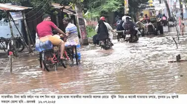 সাতক্ষীরায় পানিবন্দি ৬০ হাজার পরিবার, ভয়াবহ মানবিক বিপর্যয়