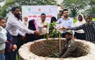 নোয়াখালীতে প্রতি শহীদদের জন্য একটি করে শতবর্ষী গাছ রোপন 