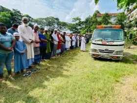 মাইলস্টোন দুর্ঘটনায় নিহত আব্দুল্লাহ ছামী বাবার কবরের পাশে চিরনিদ্রায় শায়িত