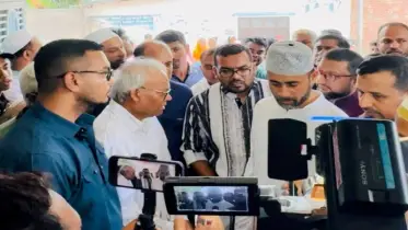 মাইলস্টোন ট্র্যাজেডিতে শহীদ ভাই-বোনের পরিবারের পাশে রিজভী