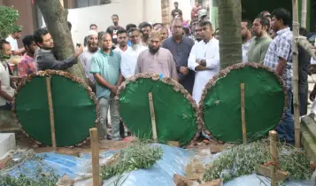 মাইলস্টোন ট্রাজেডিতে শহীদ তিন পরিবারের পাশে শামসুজ্জামান দুদু