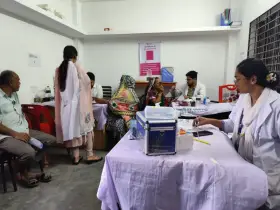 চোখের আলো ফেরাতে বিনা মূল্যে চক্ষু চিকিৎসা ক্যাম্প