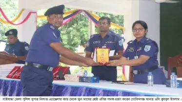 গোবিন্দগঞ্জ থানার ওসি বুলবুল ইসলাম নির্বাচিত হলেন গাইবান্ধা জেলার শ্রেষ্ঠ ওসি 