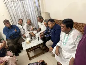 মেহেরীন চৌধুরীর পরিবারকে সমবেদনা জানাতে গেলেন রিজভী