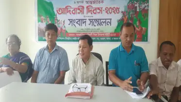আন্তর্জাতিক আদিবাসী দিবসকে সামনে রেখে সাত দফা দাবিতে সংবাদ সম্মেলন