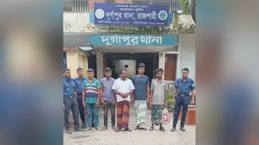 দুর্গাপুরে পরোয়ানাভুক্ত ৫ আসামি গ্রেফতার