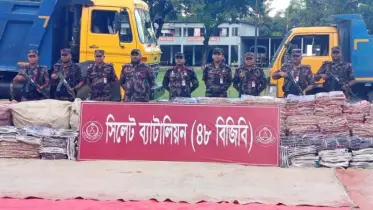 সিলেট ও সুনামগঞ্জে সাড়ে সাত কোটি টাকার চোরাই মালামাল জব্দ