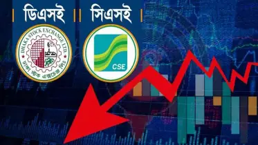 শেয়ারবাজারের টানা পতনে সূচক ৫ বছরের মধ্যে সর্বনিম্ন
