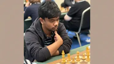 হাঙ্গেরির গ্র্যান্ডমাস্টারকে হারালেন তাহসিন 