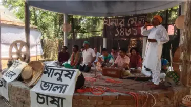 নেত্রকোনার প্রত্যন্ত জনপদে  উৎসবের আমেজ, শুরু হলো দুই দিনব্যাপী খনার মেলা