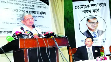 অনিশ্চয়তার মধ্য দিয়ে যাচ্ছে দেশ ॥ মির্জা ফখরুল