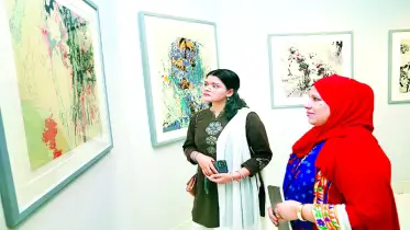 আলিয়ঁস ফ্রঁসেজে ‘টিম্বার টেইলস’ চিত্র প্রদর্শনীর উদ্বোধন