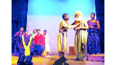 শিল্পকলায় সক্রেটিসের ‘জবানবন্দি’ নাটকের মঞ্চায়ন 