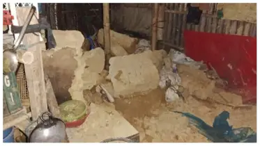 রোহিঙ্গা আশ্রয় কেন্দ্রে দেয়াল চাপায় একজন নিহত ও একজন আহত