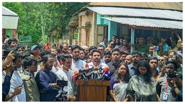 আবু সাঈদের মৃত্যু স্বৈরাচার পতনে ক্রীড়ানকের ভূমিকা পালন করে: রংপুরে নাহিদ ইসলাম