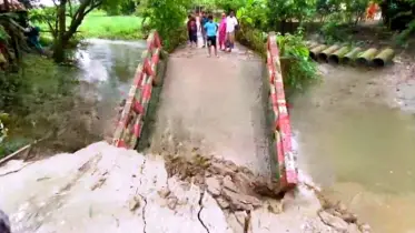 খাসকান্দি-নলবুনিয়াকান্দি সড়ক যোগাযোগ বন্ধ, বিপাকে এলাকাবাসী