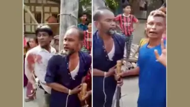 বাউফলে বিএনপি নেতাকে খুঁটিতে বেঁধে পেটাল প্রতিপক্ষ