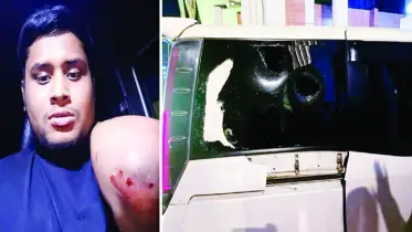 গাজীপুরে হাসনাত আব্দুল্লাহর গাড়িতে হামলা