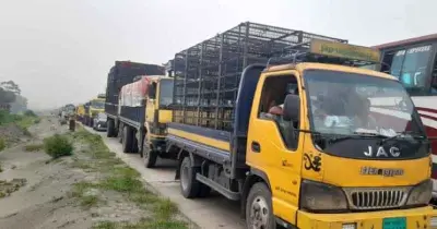 ঈদযাত্রায় চরম ভোগান্তি: ঢাকা-টাঙ্গাইল মহাসড়কে ২৫ কিলোমিটার যানজট