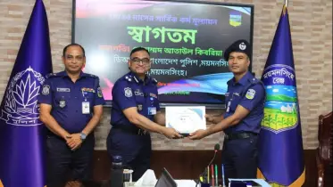 ময়মনসিংহ রেঞ্জের শ্রেষ্ঠ ওসি হলেন নালিতাবাড়ীর সোহেল রানা