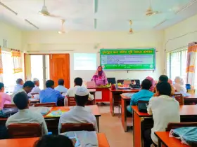 হালুয়াঘাটে সুস্বাস্থ্যের জন্য ফলিত পুষ্টি বিষয়ক প্রশিক্ষণ কর্মশালা