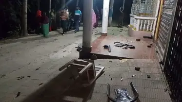 ঝিনাইদহের শৈলকুপায় বিএনপি নেতা ও ইউপি চেয়ারম্যানের বাড়িতে হামলা ভাংচুর