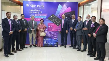 এনআরবি ব্যাংক পিএলসি চালু করলো ভিসা সিগনেচার ও কর্পোরেট কমার্শিয়াল ক্রেডিট কার্ড