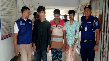 ট্রেনে নারী যাত্রীকে নিয়ে সংঘবদ্ধ ধর্ষণের অভিযোগে গ্রেপ্তার ৩ জন