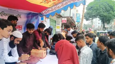 সিরাজগঞ্জে অনার্স ভর্তি: শিক্ষার্থীদের পাশে ৮ বছর পর শিবির