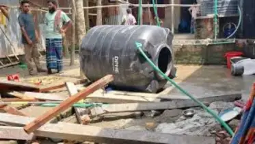 হাজারীবাগে বাসায় ট্যাংকি পরিষ্কারের সময় বিস্ফোরণ