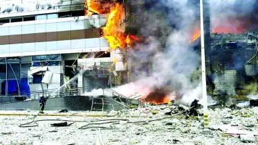 ইউক্রেনে ভয়াবহ ড্রোন হামলা