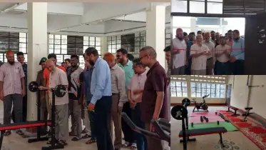 শিক্ষার্থীদের সুস্বাস্থ্যের লক্ষ্যে বাকৃবির আবাসিক হলে জিমনেশিয়াম চালু